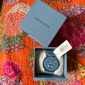 SKAGEN silicon quartz minimalistic 41mm watch